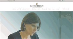 Desktop Screenshot of carolinedegrave.com